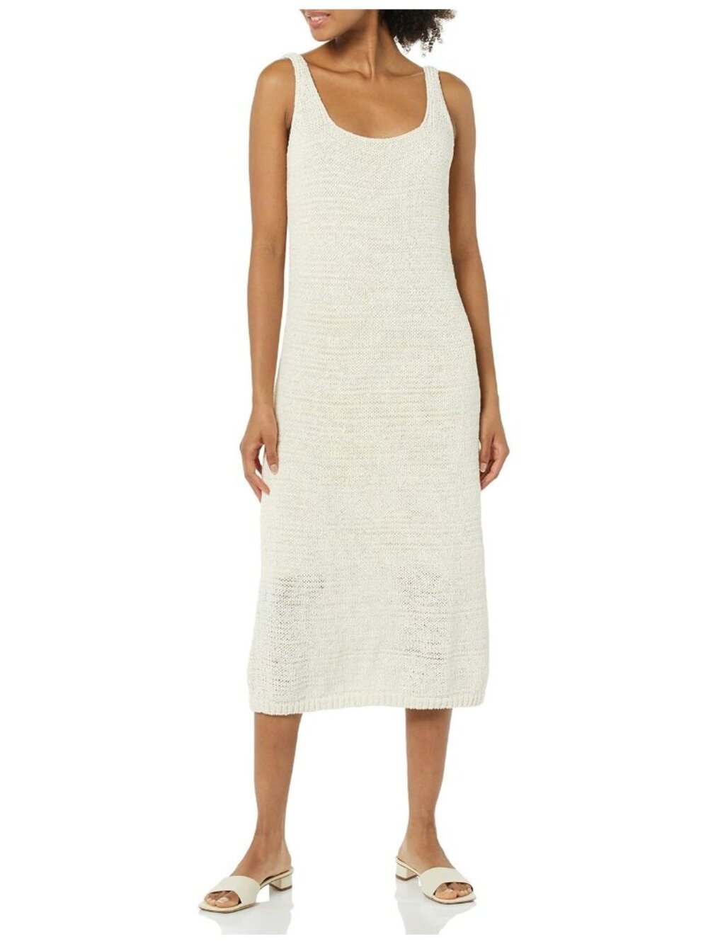 Vince Textured Square Neck Dress – Size S - 1600